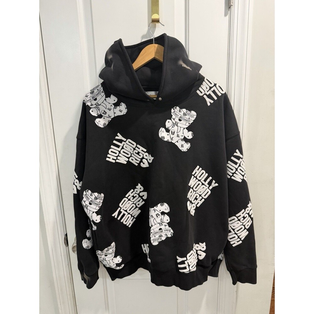 Hollywood Rich.& Black Hoodie Size L